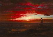 Frederic Edwin Church Marine Sunset Sweden oil painting artist